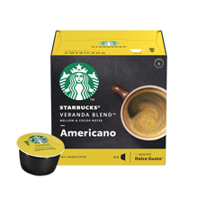 星巴克(Starbucks) 胶囊咖啡 黑咖啡(大杯) 102g（雀巢多趣酷思咖啡机适用） Veranda Blend美式